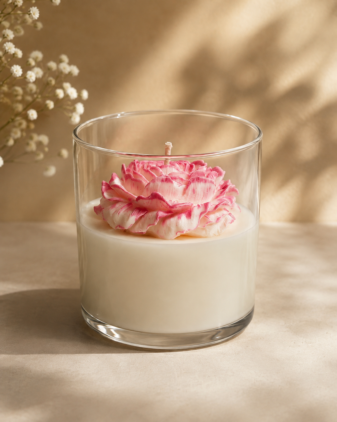 Flower Candle — Peony